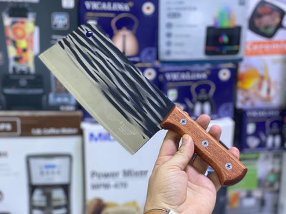 3 in 1 Bass Chief Cleaver Knife Sharpener and knife with straps