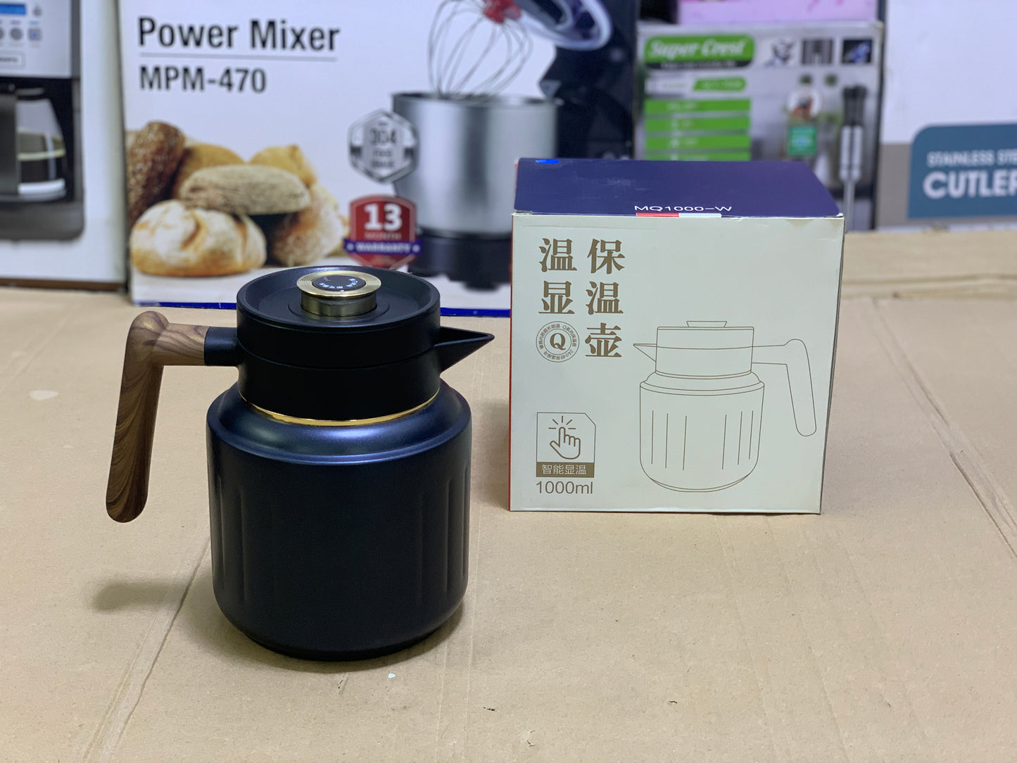 1000ml Digital Temperature Stainless Steel Thermos (SUS 316)