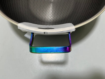 DUBAIZONES™ Laser Coating Handi / Karaai with Golden and Blue Handles