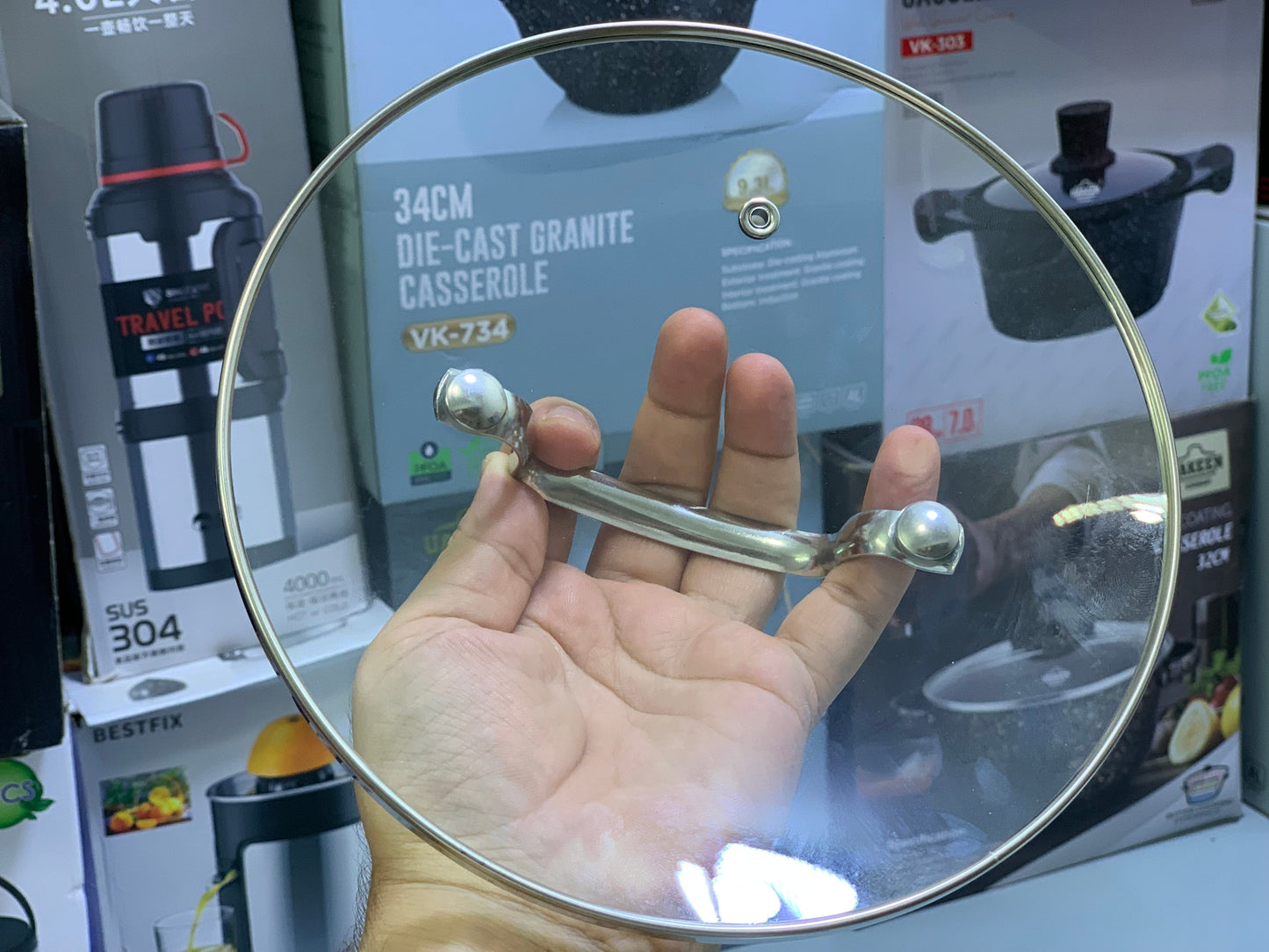 MGRF 12 Pieces Cookware Set Stainless Steel 18/10 Super Capsule Bottom