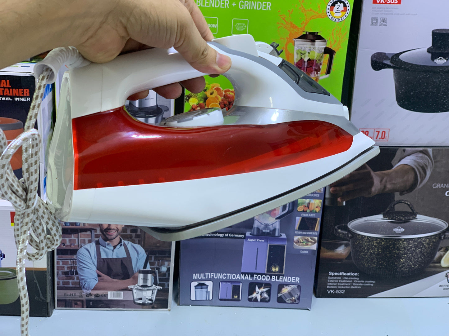 Silver Crest Steam iron Non Stick Ceramic coating 2600w Model: SC-666