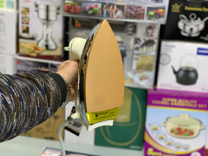 DUBAIZONES™ Hoffmans Electronics Heavy Duty Dry Iron 1200w and Non Stick Plate