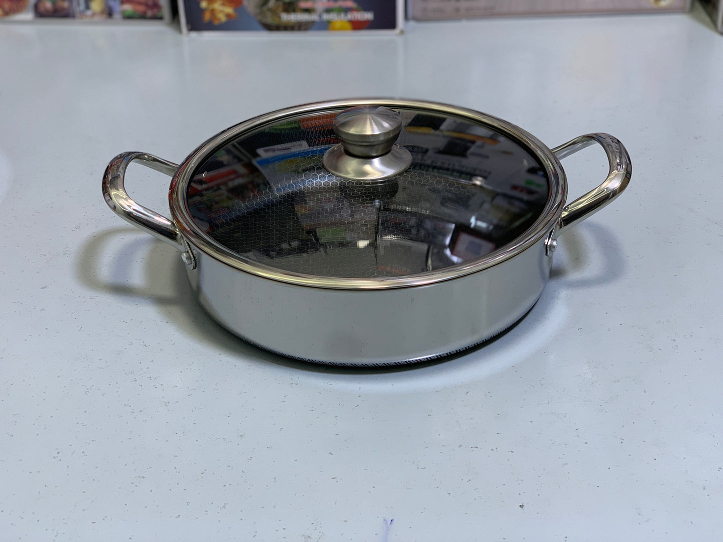 30 cm and 32 cm Laser Coating Shallow Casserole
