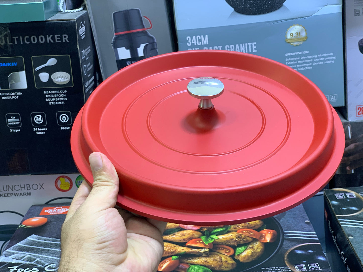 UAKEEN 7 pieces Die-Casting Aluminium Cookware Set|VK-21