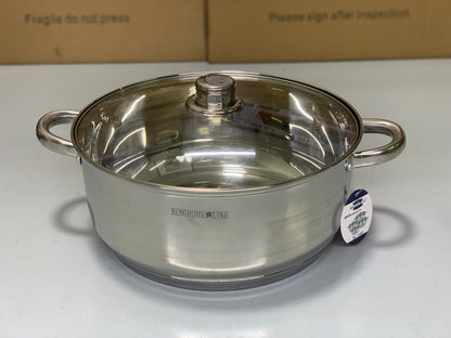 BERGHOME 8PCS Cookware Set | 8 Pieces Stainless Steel Cookware Set