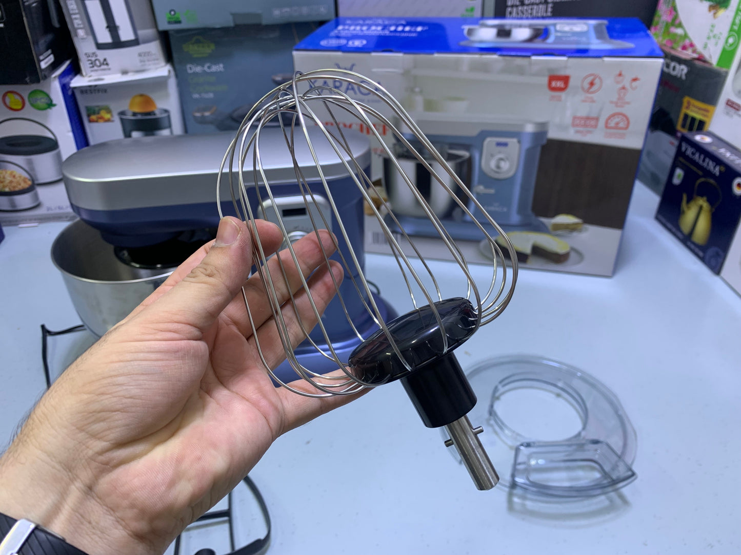 Karaca Stand Mixer 6.5L and Digital Timer display