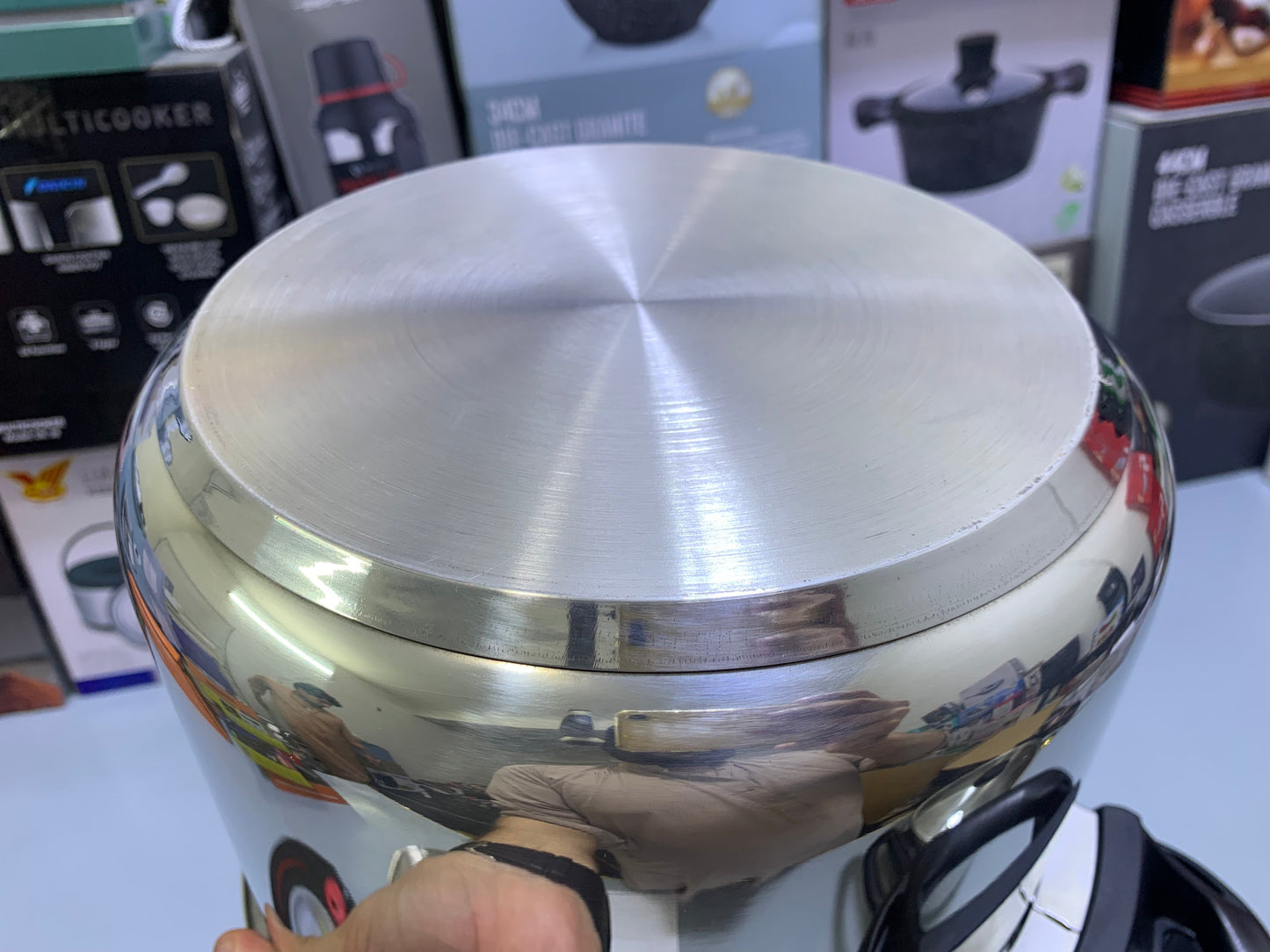 Hannover 3 in 1 18/10 Stainless Steel Pressure Cooker 6L and 8L