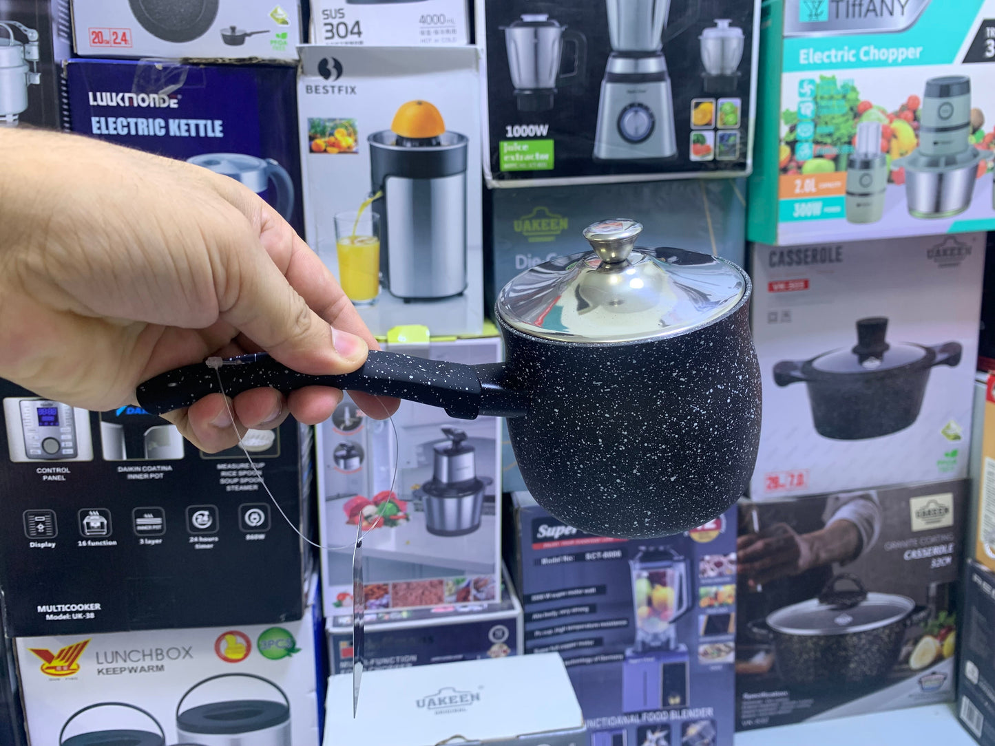 UAKEEN 3 Pieces Sauce Pans set vk-23