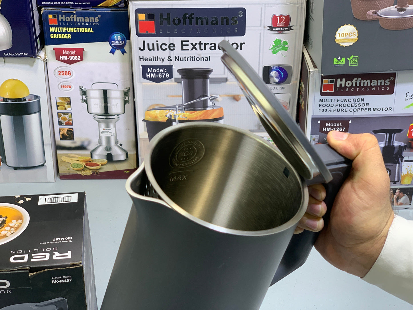 RED Solutions Russian Electric Tea Kettle 1.5L and 1500w