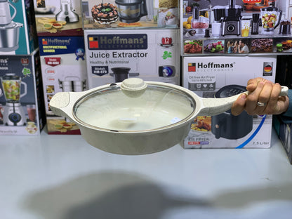 DUBAIZONES™ Granite Coated Deep Frying Pan 28 cm