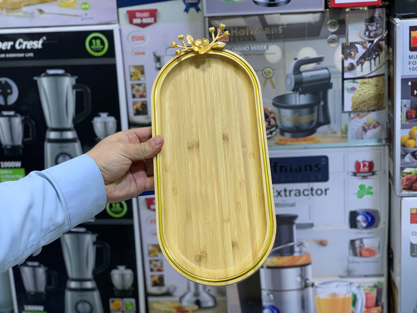 Wooden Trays 3 Pieces Set