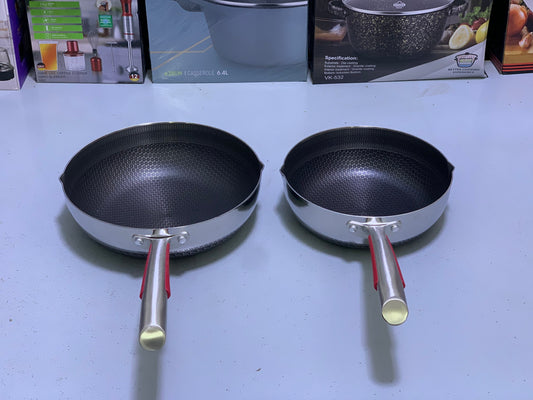 Laser Coating double side pouring Sauce pan