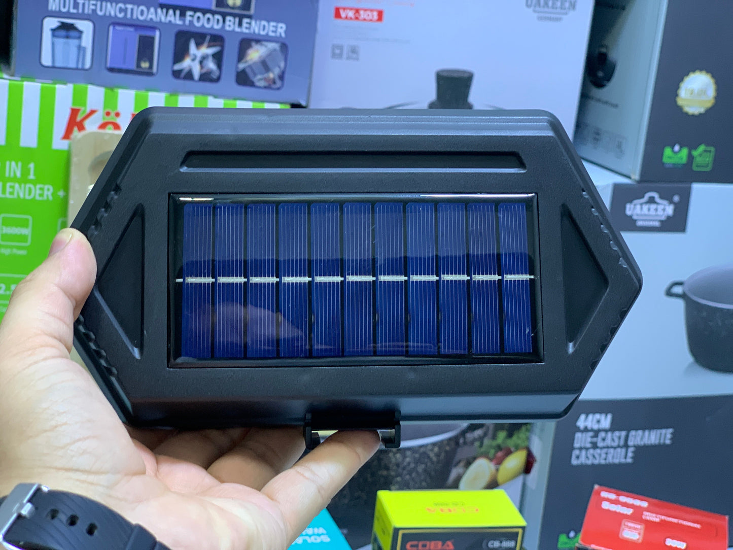 Solar Induction Wall Lamp HW 669-3W – Motion Sensor Outdoor Light