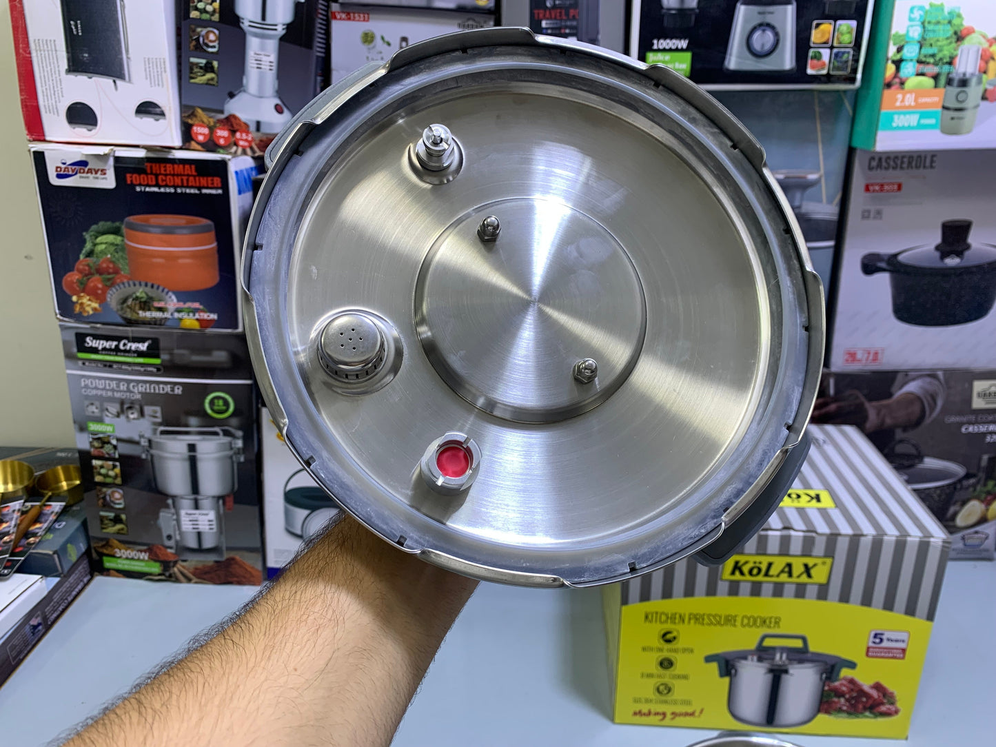 Kolax Pressure Cooker 6L and Stainless Steel 18/10 Capsule bottom