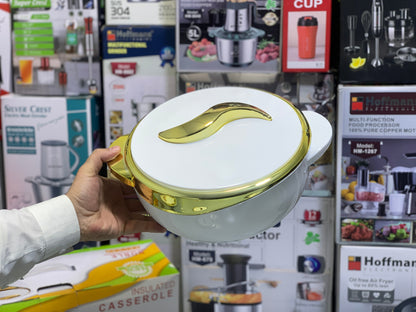 DUBAIZONES™ 8 pieces Hot Pot Set | Kitchen Food Containers Stainless Steel and Elegant Designed