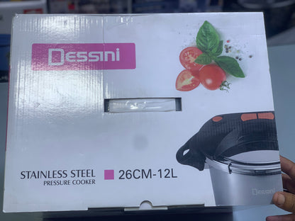 Dessini 12L Pressure Cooker Stainless Steel