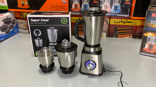 DUBAIZONES™ Super Crest 3 in 1 Juicer ,Blender and Chopper