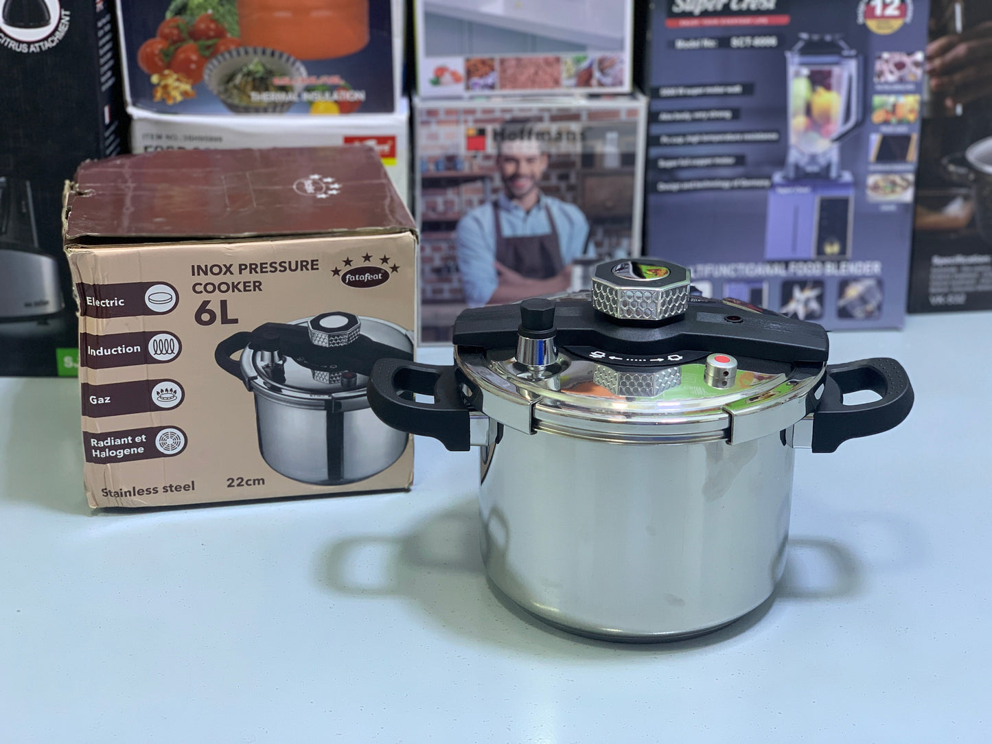 Inox Pressure Cooker With Advance Safety