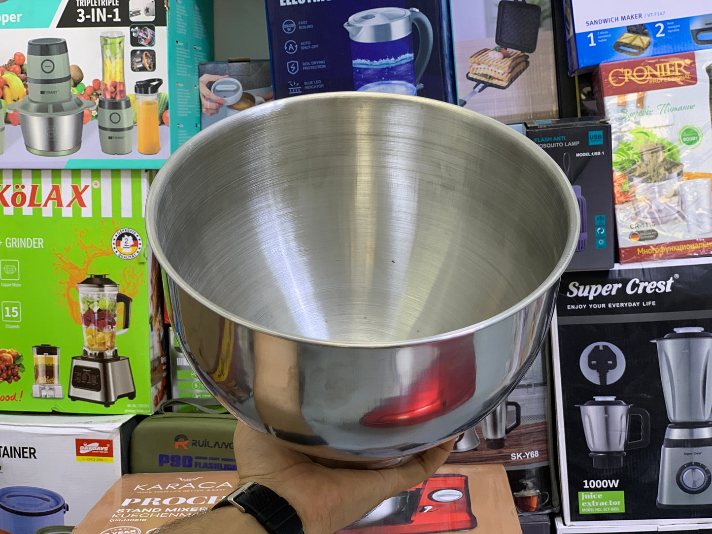 Karaca Prochef Stand Mixer – 8L Bowl | 1600W Motor | Metal Gear System