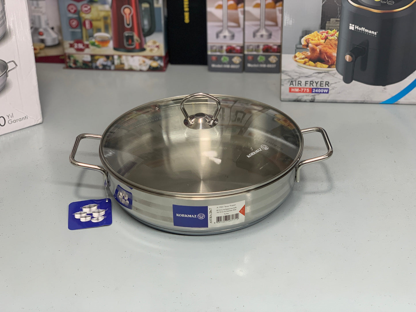 Korkmaz Turkish  🇹🇷 Original 10 Pieces Cookware Set Stainless Steel (LIFE TIME WARRANTY)