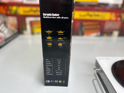 DUBAIZONES™ import  Silver Crest Universal Hot Plate 2400W SC-CC88