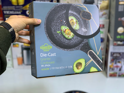 UAKEEN Die Cast Frying Pan 24cm and 2L