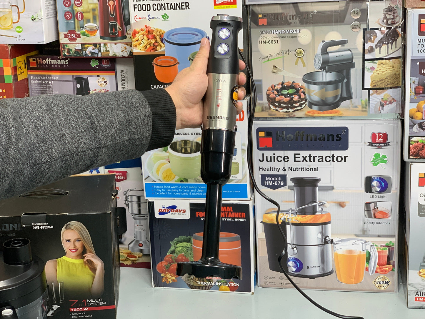 Redmond Hand Mixer and Blender Stainless Steel