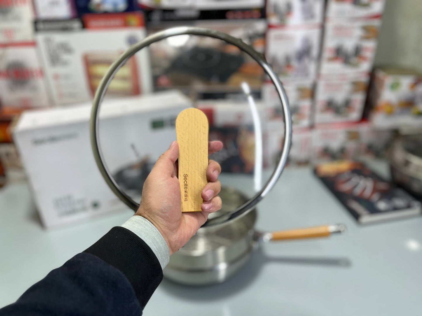 DUBAIZONES™ Secite 30cm Honeycomb Pan & Steamer