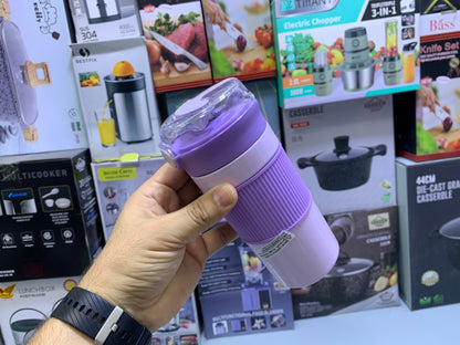 Straw Coffee Cup Stainless Steel SUS 304 400ml