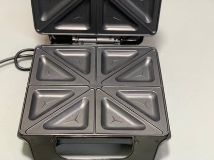 DUBAIZONES™ Silver Crest Sandwich Maker