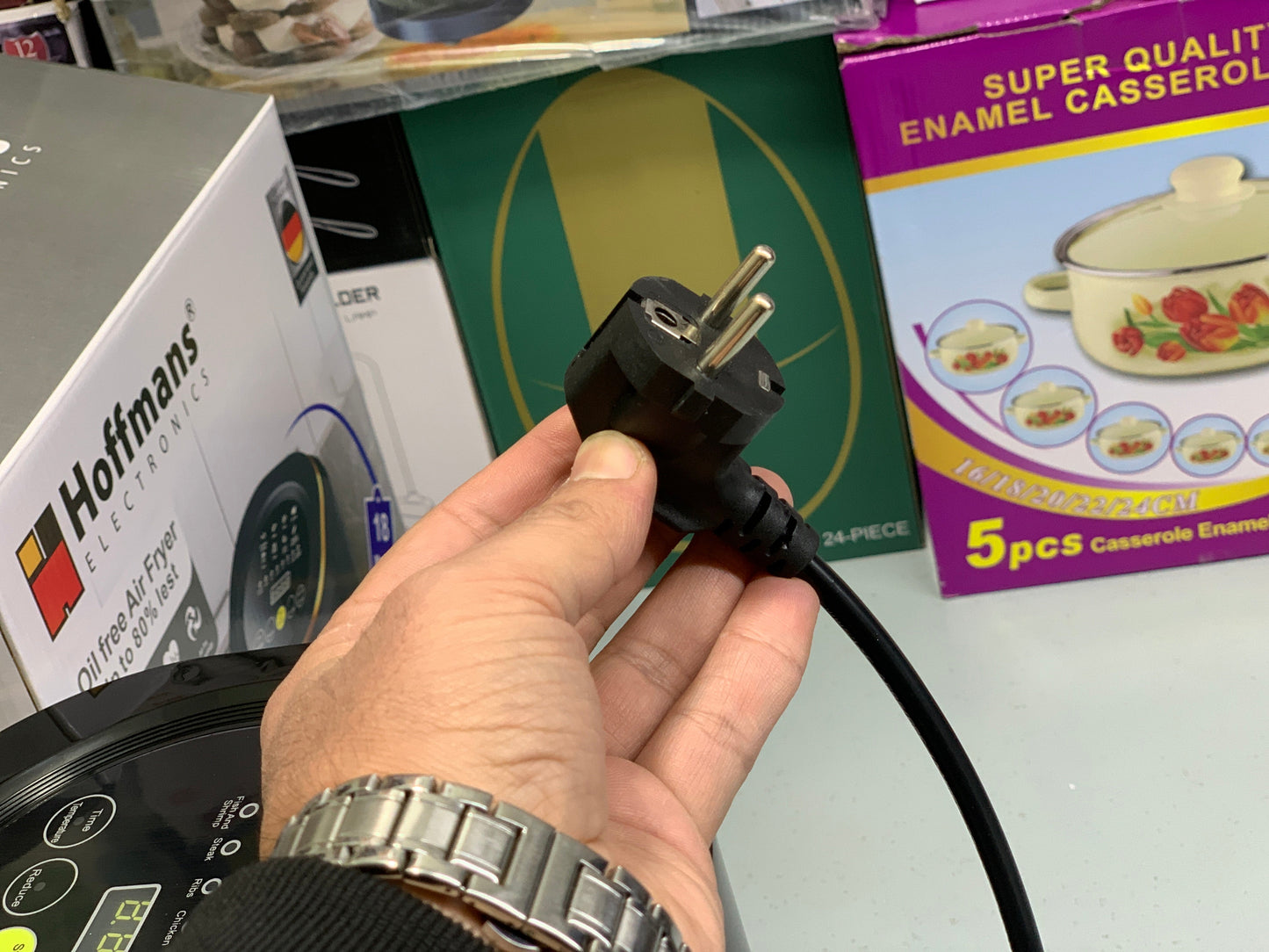 DUBAIZONES™ High Quality Oil Free Air Fryer Hoffmans Electronics  7.5L 2400w Germany Technology