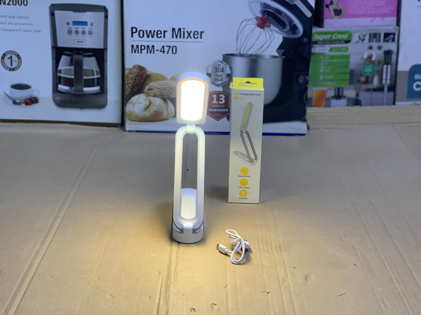 LED Folding Desk Table Lamp (Item 8005)