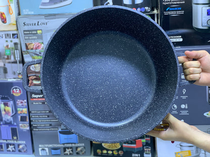 Uakeen Die-Cast Granite Casseroles-Pately or Pots