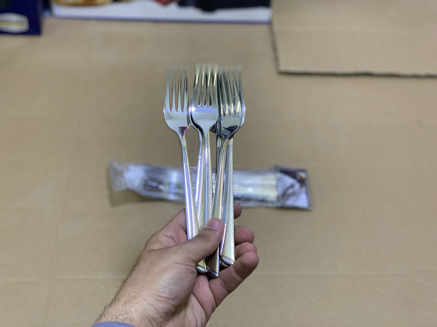 Cutlery set Half golden Design