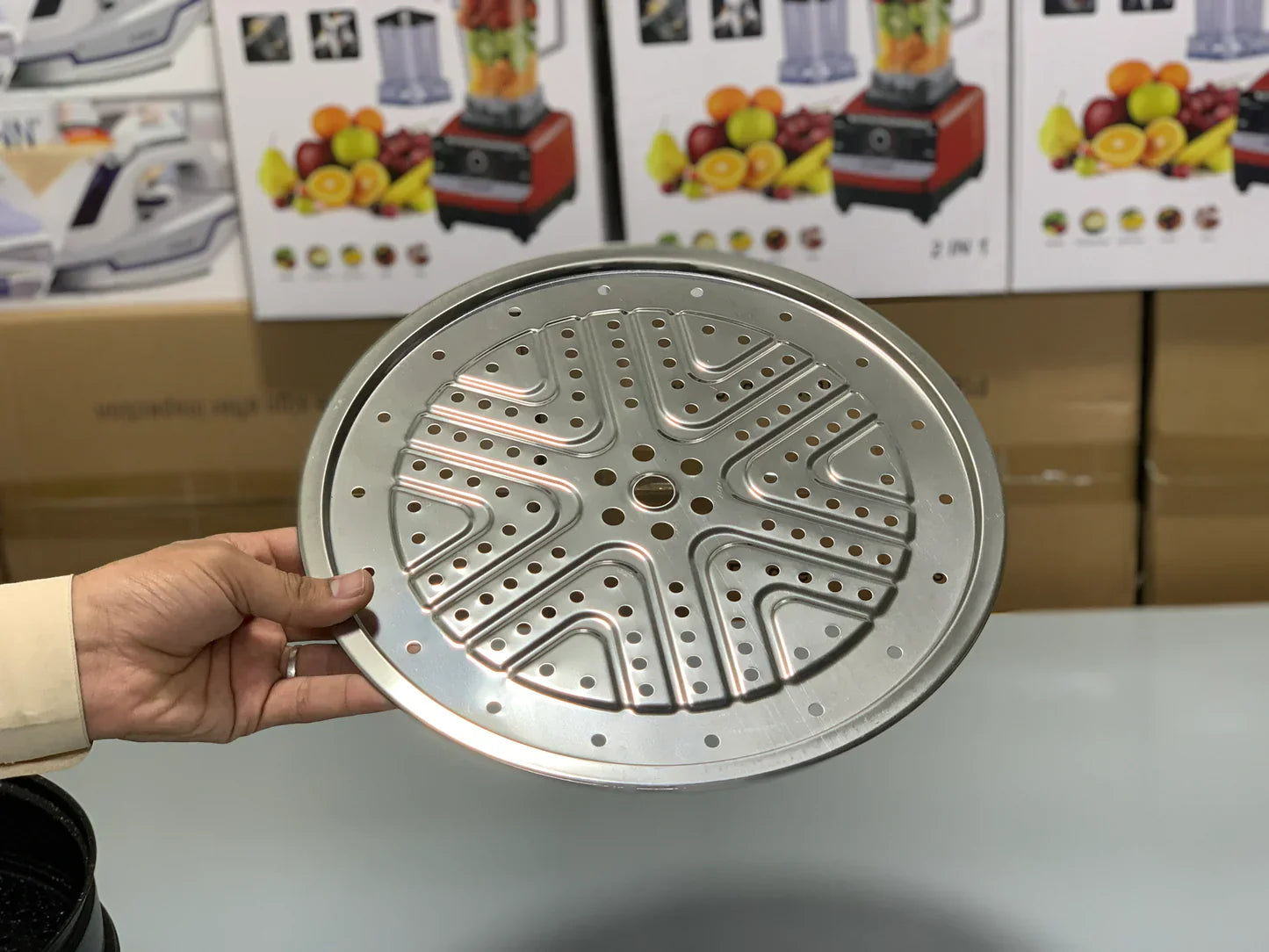 DUBAIZONES™ 2 in 1 Frying Pan and Steamer 32cm