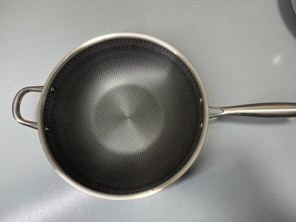 DUBAIZONES™ HoneyComb Laser Coating Deep Frying Pan