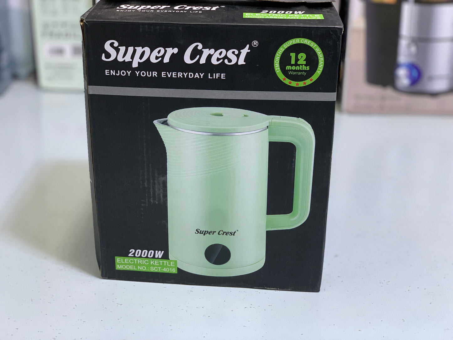Super Crest Electric Tea Kettle 2.3L Model: SCT-4016