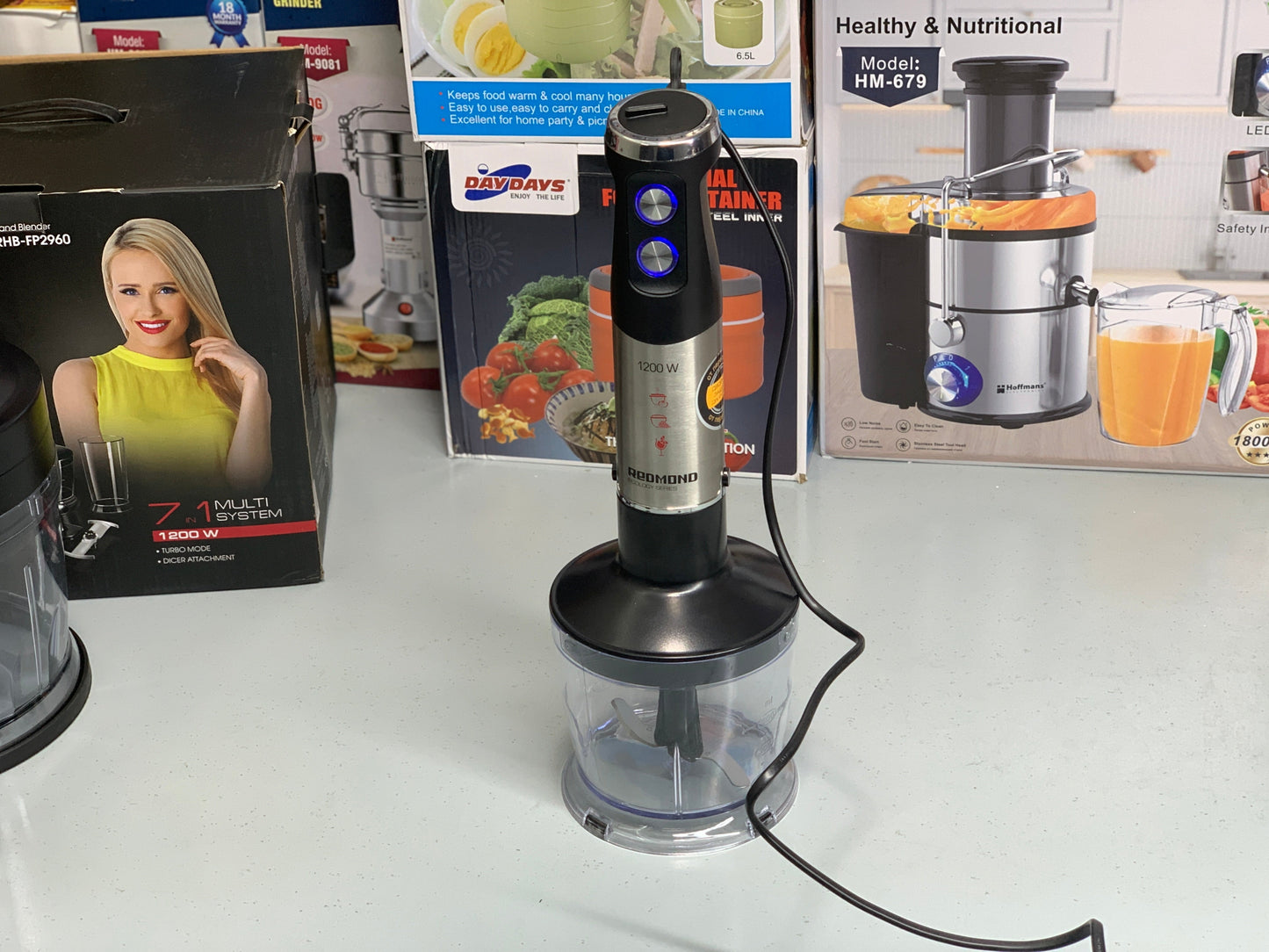 Redmond Hand Mixer and Blender Stainless Steel