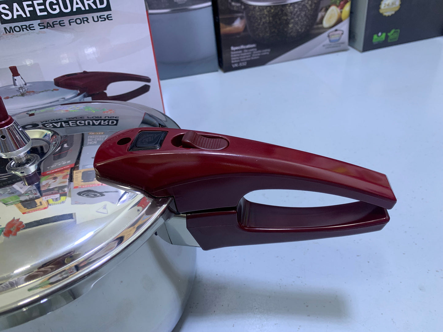 6 Safeguard HCX 3 in 1 Pressure Cooker Stainless Steel