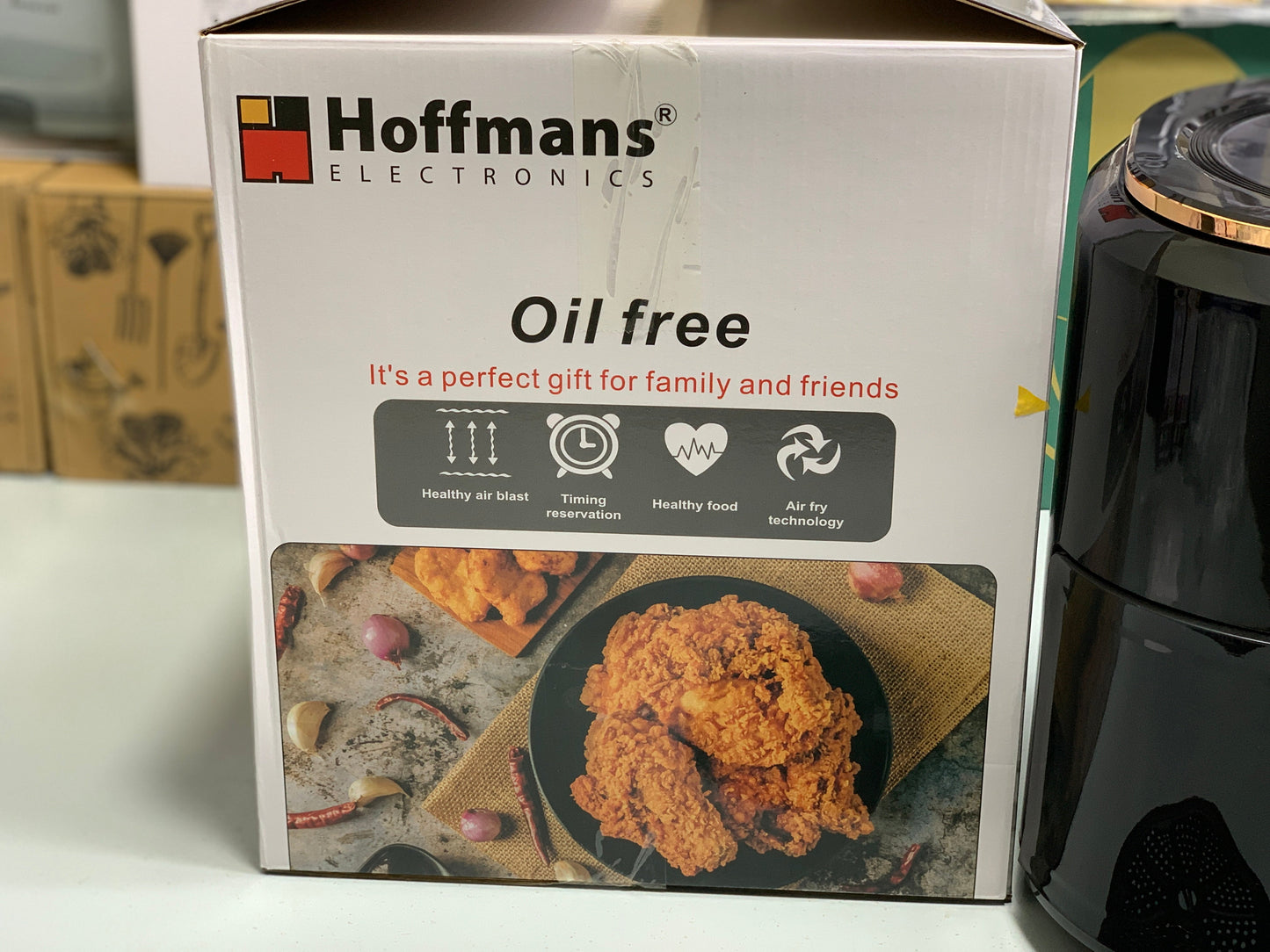 DUBAIZONES™ High Quality Oil Free Air Fryer Hoffmans Electronics  7.5L 2400w Germany Technology