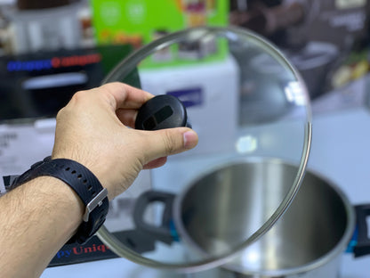 happpy unique 9L 2 in 1 Pressure Cooker Stainless Steel