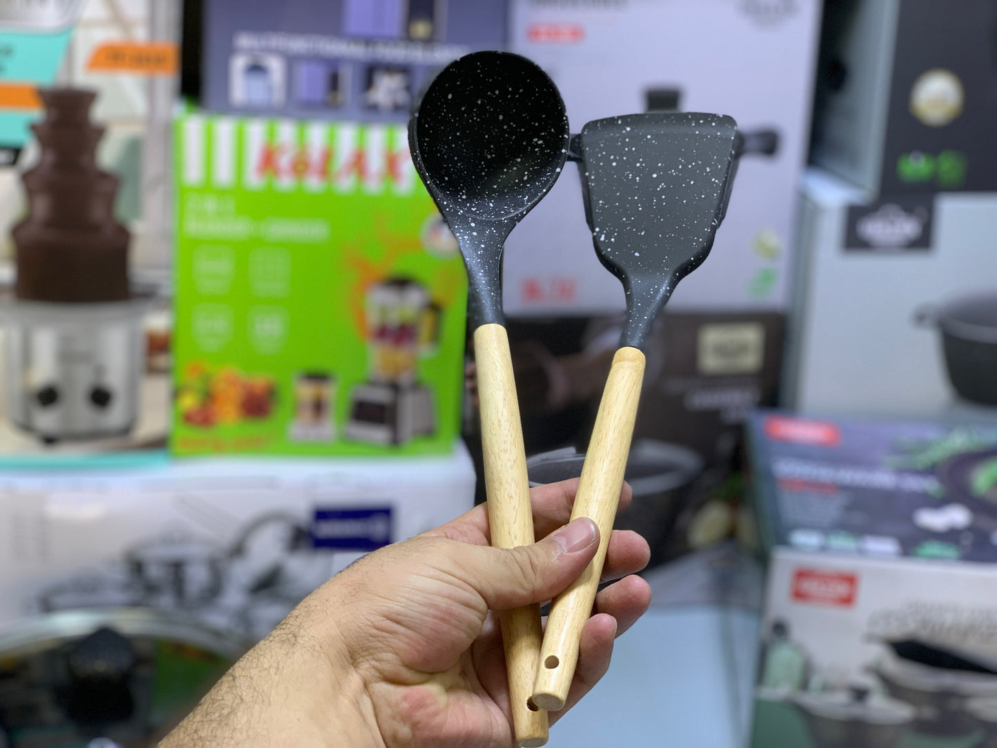 Uakeen 13-Piece Premium Non-Stick Cookware Set – Elegant German Design for Modern Kitchens