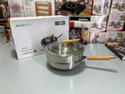 DUBAIZONES™ Secite 30cm Honeycomb Pan & Steamer