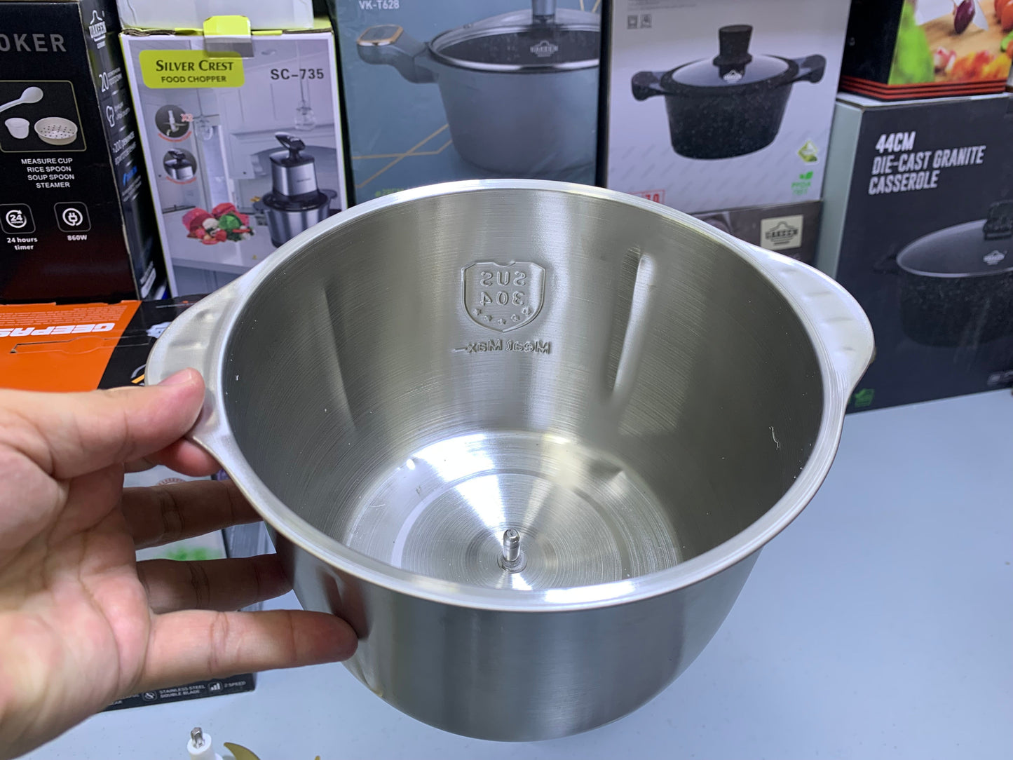 Geepas Multi Chopper 800w and 5L Stainless Steel Double Blades