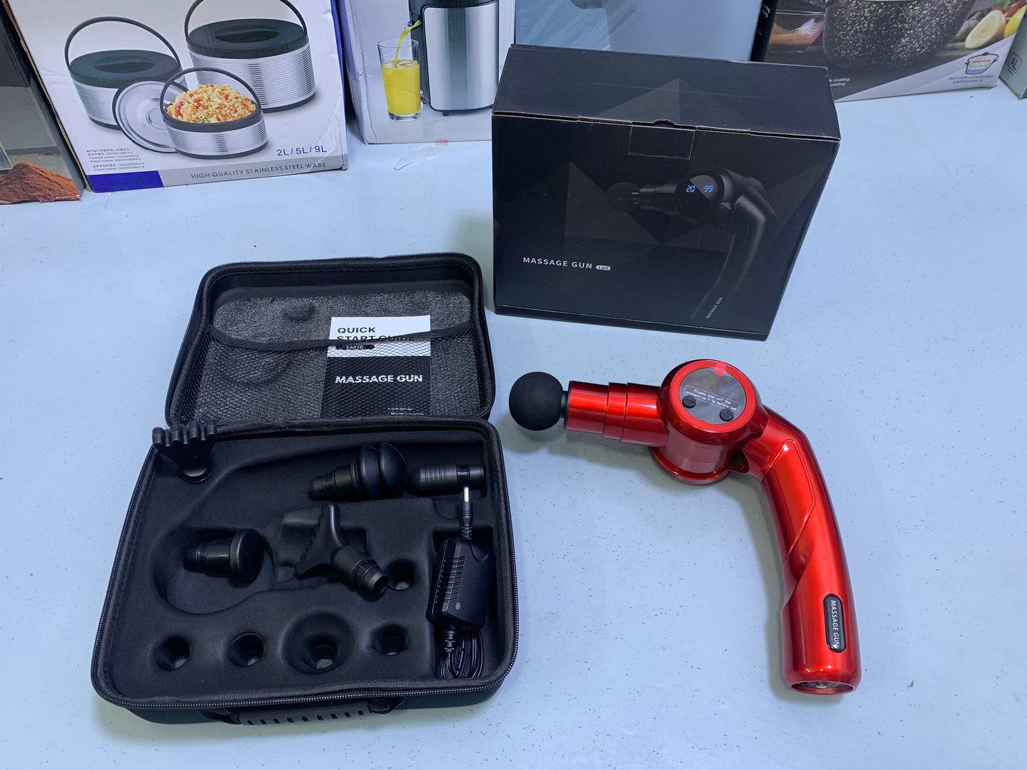 Elite Folding Massager with Multiple Heads