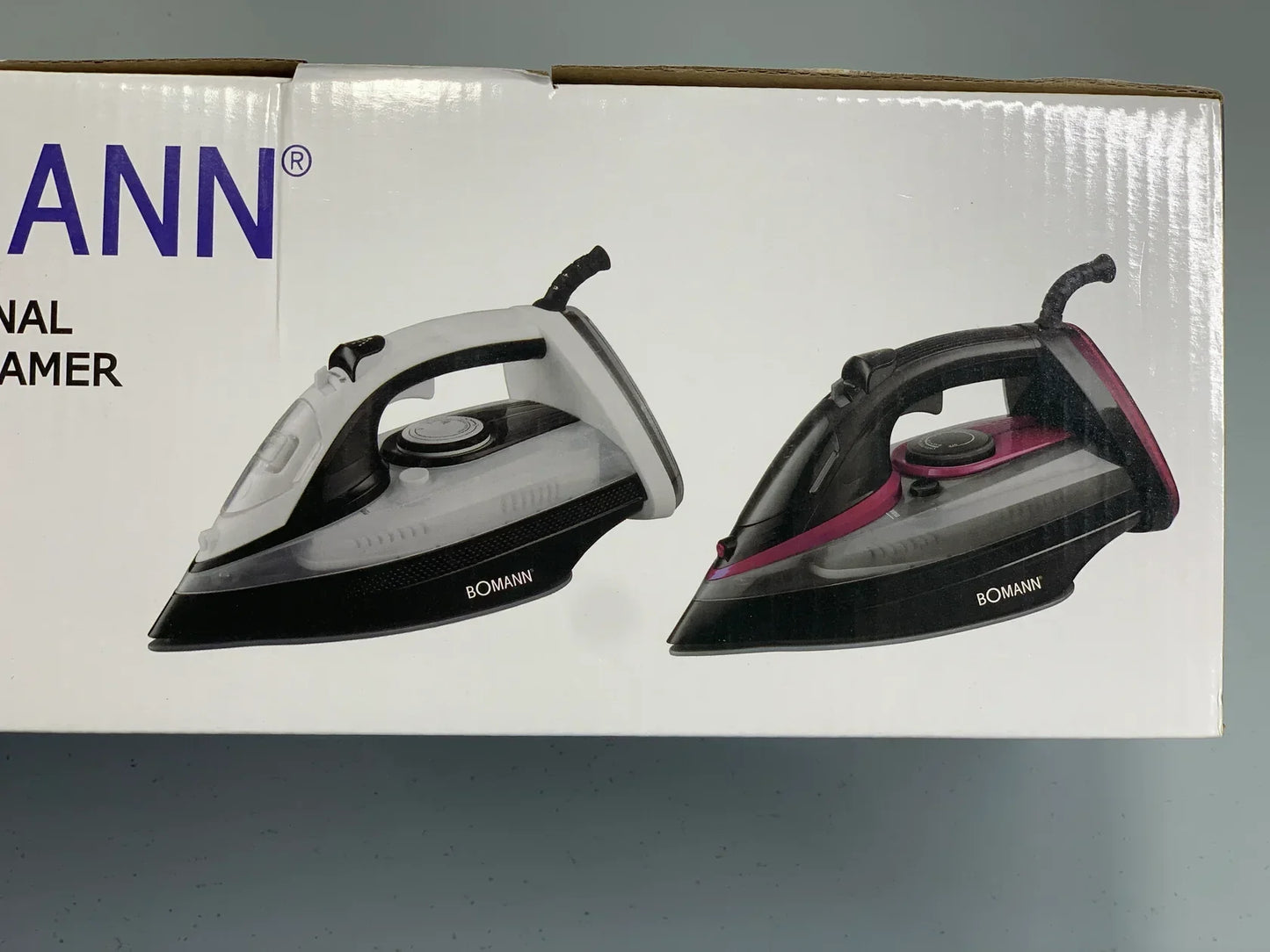 DUBAIZONES™ imported BOMANN Steam Iron – 2000W, 1-Year Warranty (made in germany)