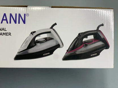 DUBAIZONES™ imported BOMANN Steam Iron – 2000W, 1-Year Warranty (made in germany)