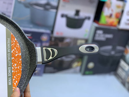 Non Stick Creepy Pans  - Pizza Pan and Tawa 32cm Granite Coating Color Dark