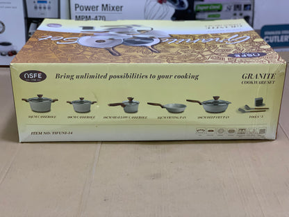 Granite Coating Cookware Set 14 Pieces
