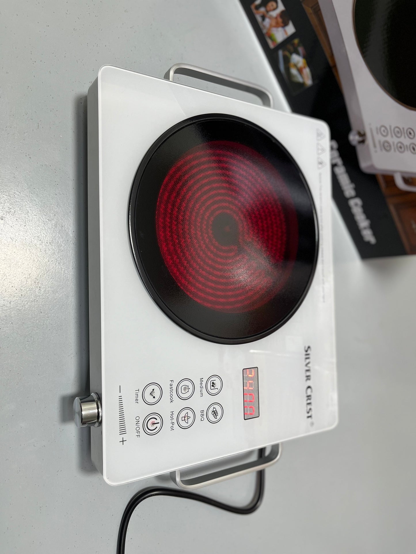 DUBAIZONES™ import  Silver Crest Universal Hot Plate 2400W SC-CC88